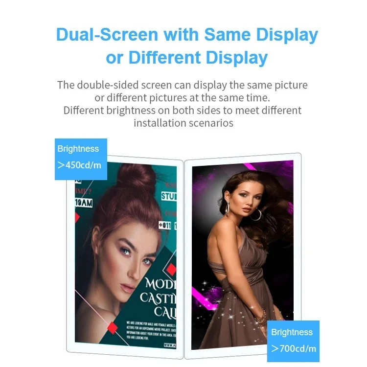 55inch Transparent Display Digital Signage